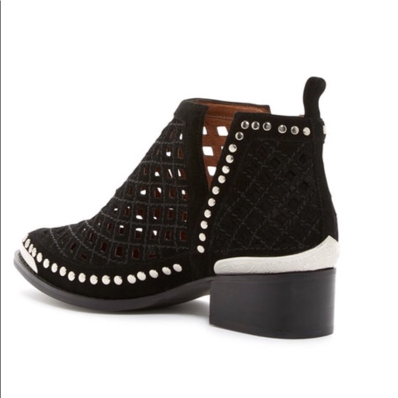 JEFFREY CAMPBELL TAGALONG DIAMOND CUTOUT BOOTIE - Picture 2 of 5